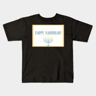 Happy Hanukkah From Our Family to Yours Card Kids T-Shirt